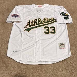 Jose Canseco Oakland Athletics Jersey Mens XL NWT 1989 Home White